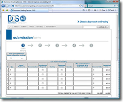DGS On-Line Submission Form