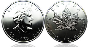 2009 Silver Maple Leaf Coin