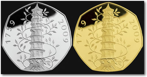 UK Commemorative Kew Garden Coins