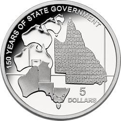 Queensland Australia Silver Commemorative Coin
