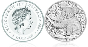 Australian Koala Silver Coin