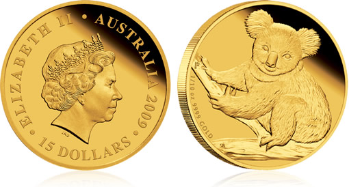 2009 Koala Gold Proof Coin 2009 Koala Gold Proof Coin
