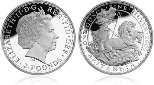 2009 Britannia Silver Coin