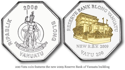 Reserve Bank of Vanuatu Commemorative Coin
