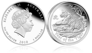 Australian Tiger Silver Coin