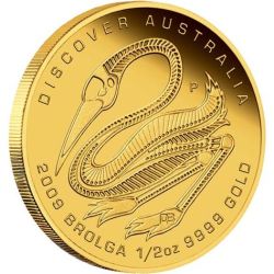 2009 Discover Australia Brolga Gold Coins