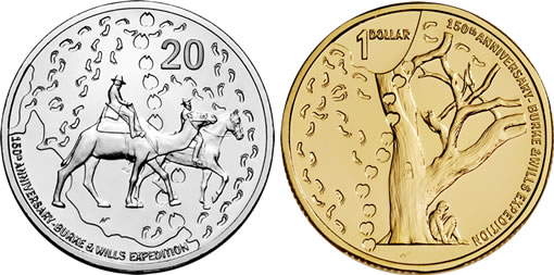2010 Burke and Wills Expedition Anniversary Coins 2010 Burke and Wills Expedition Anniversary Coins