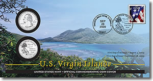 U.S. Virgin Islands Official First Day Coin Cover