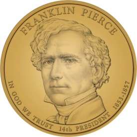 Franklin Pierce Presidential Dollar Design Franklin Pierce Presidential Dollar Design - Click to Enlarge