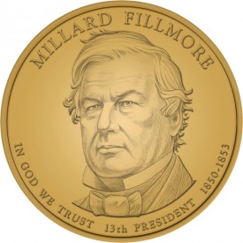 Millard Fillmore Presidential Dollar Design Millard Fillmore Presidential Dollar Design - Click to Enlarge