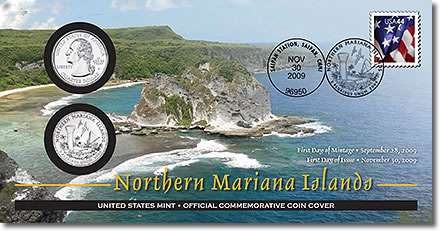 2009 Northern Mariana Islands Official First Day Coin Cover