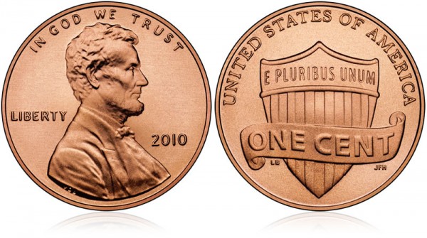 2010 Lincoln Shield Cent 2010 Lincoln Shield Cent - Click to Enlarge