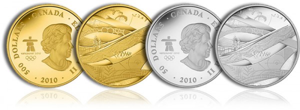Royal Canadian Mint Vancouver 2010 Look of the Games Coins - Click to Enlarge
