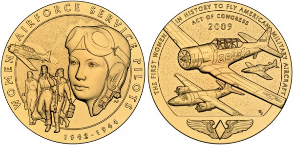 Women Airforce Service Pilots Medal (Click to Enlarge)
