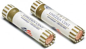 2010 Lincoln Cent Coin Two Roll Set