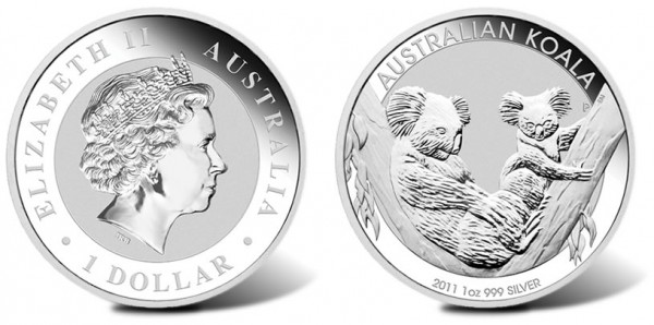 2011 Australian Koala Silver Coin