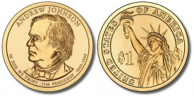Andrew Johnson Presidential $1 Coin