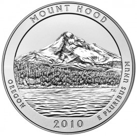 Mount Hood National Forest Five Ounce Silver Uncirculated Coin