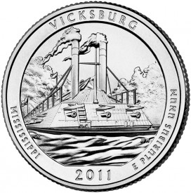 2011 Vicksburg National Military Park Quarter 272x275 Vicksburg Quarters Launch, Ceremony, Coin Exchange, Bags and Rolls