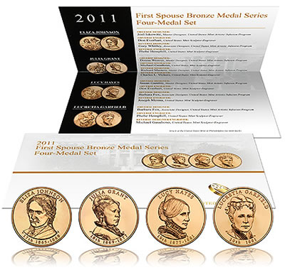 2011 First Spouse Bronze Medal Set