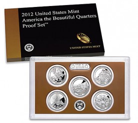 2012 America the Beautiful Quarters Proof Set