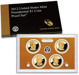 2012 Presidential $1 Coin Proof Set
