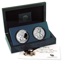 2012 San Francisco Proof Silver Eagle Two-Coin Set