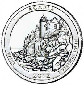 2012 Acadia National Park Quarter