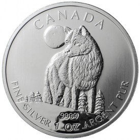 2011 Canadian Wolf Silver Bullion Coin
