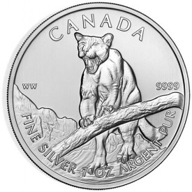 2012 Canadian Cougar Silver Bullion Coin