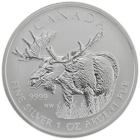 2012 Canadian Moose Silver Bullion Coin