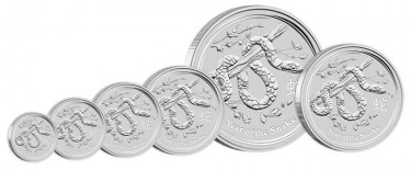 2013 Year of the Snake Silver Bullion Coins