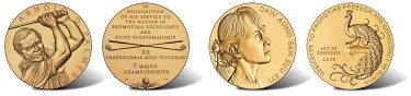 Arnold Palmer and Daw Aung San Suu Kyi Medals Arnold Palmer and Daw Aung San Suu Kyi Medals