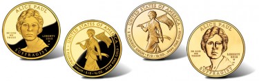 2012 Alice Paul and the Suffrage Movement Gold Coins