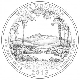 White Mountain National Forest Coin Design White Mountain National Forest Coin Design