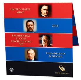 2013 Presidential $1 Coin Uncirculated Set